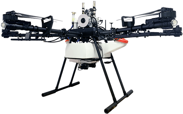 Six-axis-Oil-to-electric-Multi-rotor-UAV