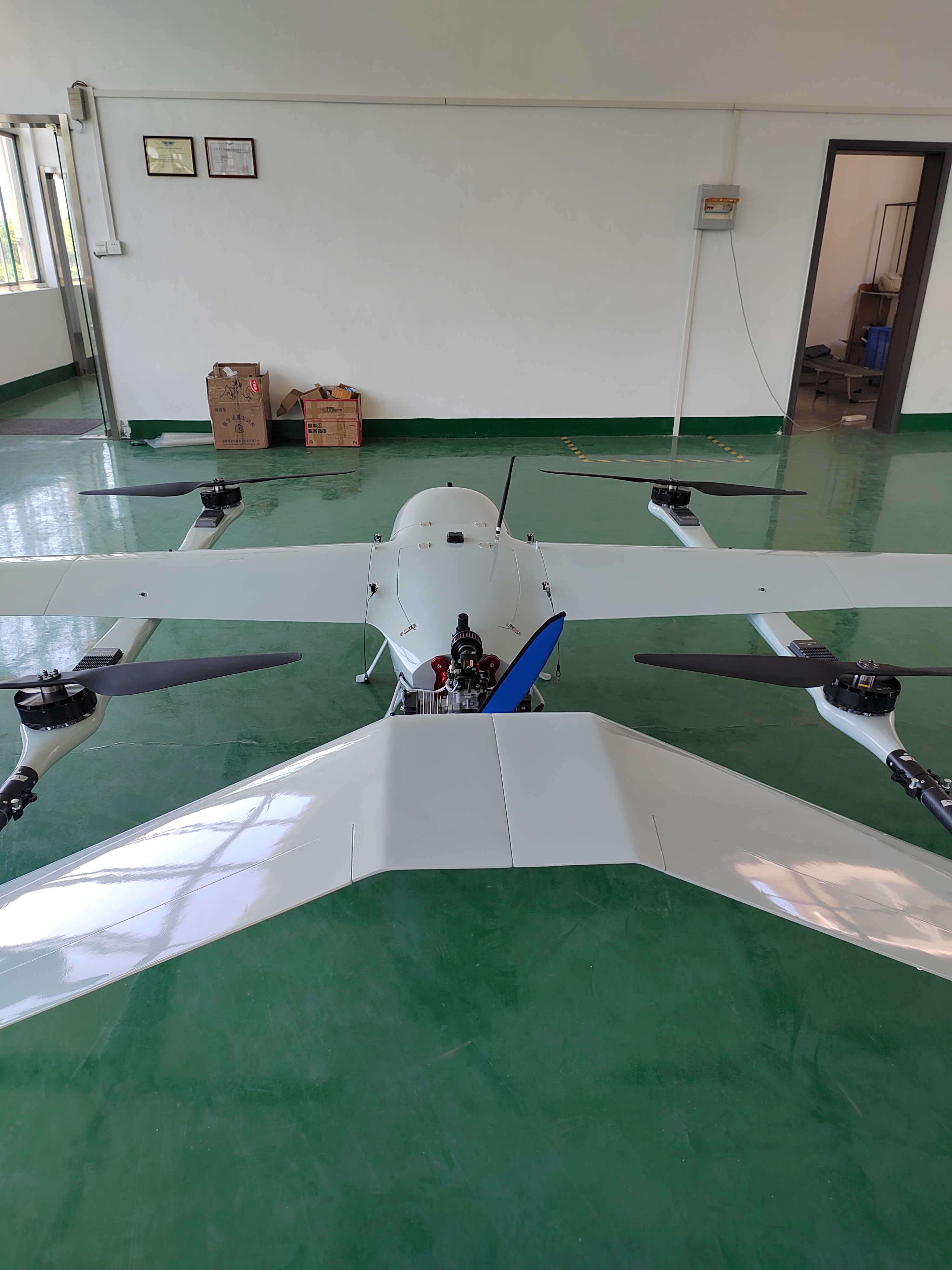 Wingspan 6m Drone Large Oil-powered VTOL Composite Wing UAV Platform