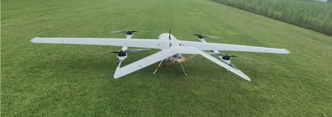 Wingspan 6m Drone Large Oil-powered VTOL Composite Wing UAV Platform