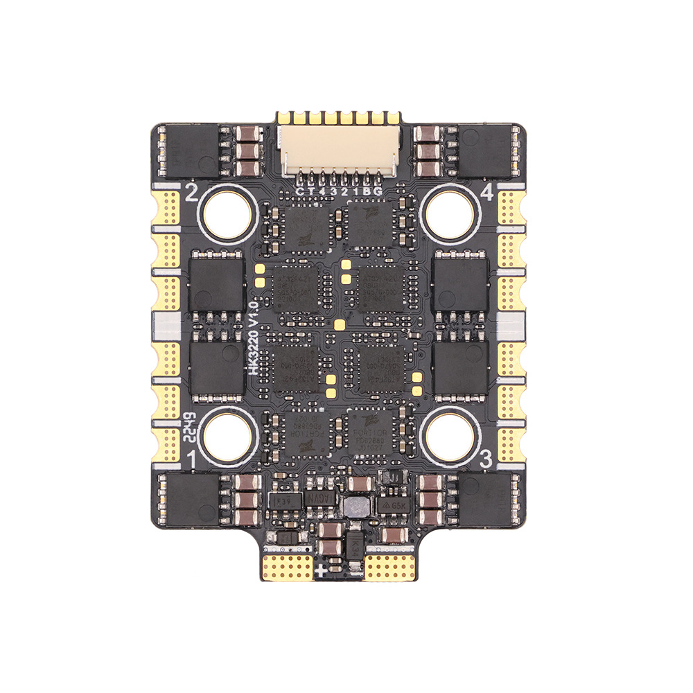 32-bit 60A/65A four-in-one electronic speed controller 20x20mm 2-8S for FPV drone