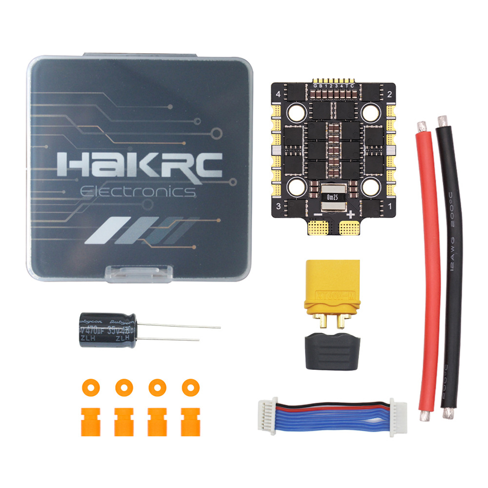 32-bit 60A/65A four-in-one electronic speed controller 20x20mm 2-8S for FPV drone